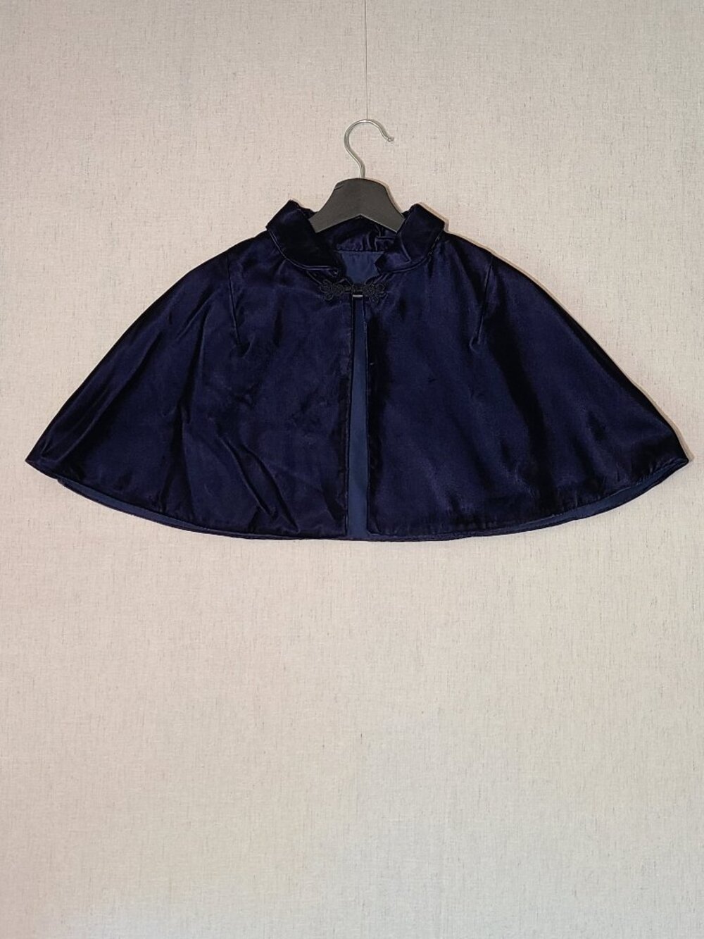 Blue Velour Capelet Topper Shrug Whimsigoth No Tags Est. Sz S/M